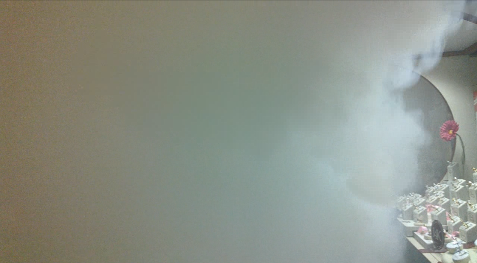 Protected space after fog deployment